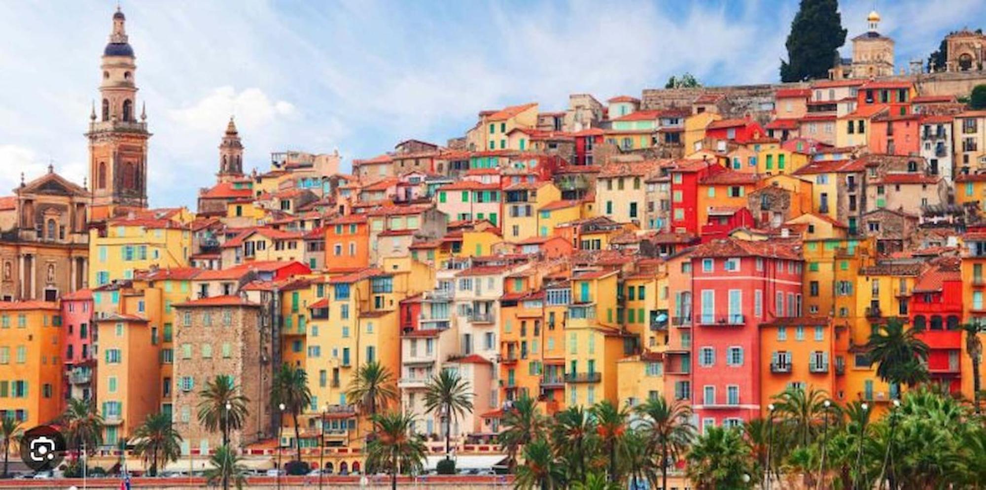 Le Mona Lisa, Vue Mer, Balcon Menton Ngoại thất bức ảnh