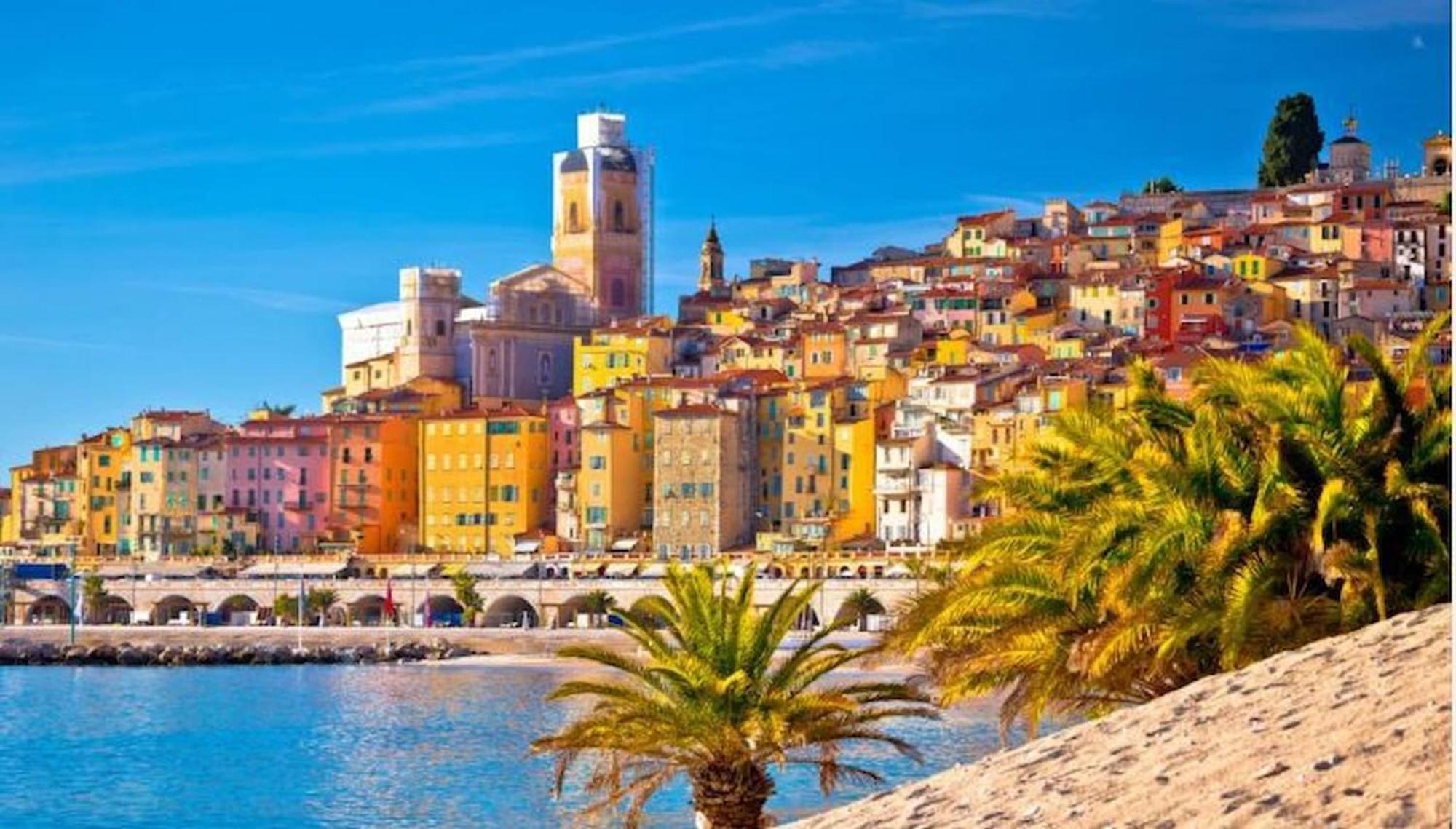 Le Mona Lisa, Vue Mer, Balcon Menton Ngoại thất bức ảnh
