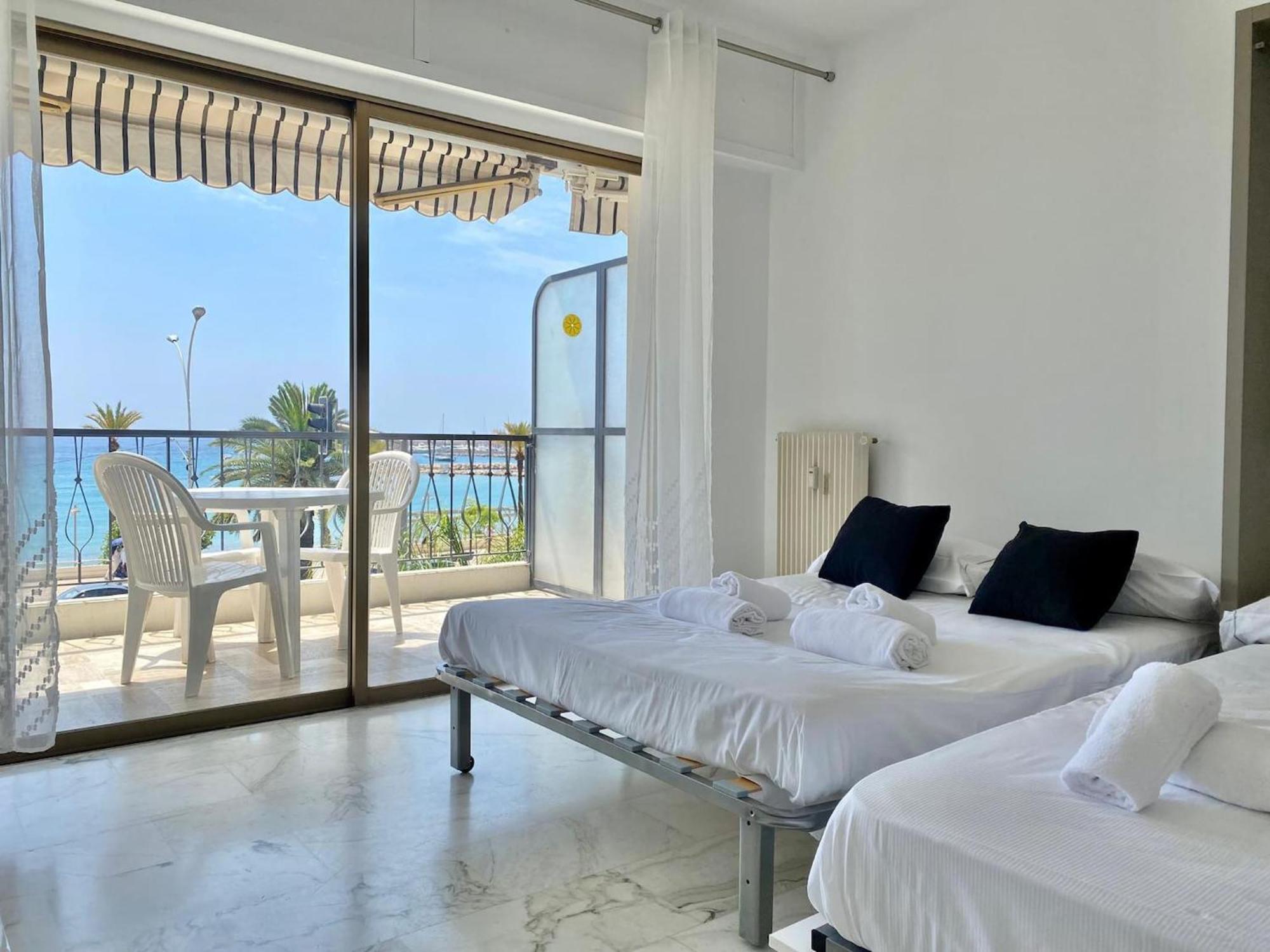 Le Mona Lisa, Vue Mer, Balcon Menton Ngoại thất bức ảnh